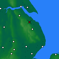 Nearby Forecast Locations - Grimsby - Carte