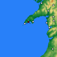 Nearby Forecast Locations - Llŷn - Carte