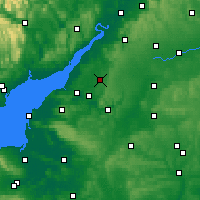 Nearby Forecast Locations - Yate - Carte