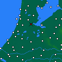 Nearby Forecast Locations - Amsterdam - Carte
