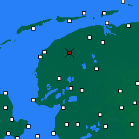 Nearby Forecast Locations - Leeuwarden - Carte