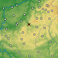 Nearby Forecast Locations - La Roche-en-Ardenne - Carte
