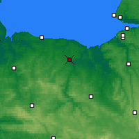 Nearby Forecast Locations - Caen - Carte