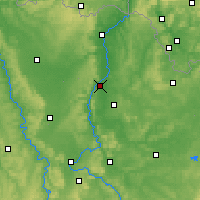 Nearby Forecast Locations - Metz - Carte
