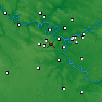 Nearby Forecast Locations - Vélizy-Villacoublay - Carte