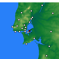 Nearby Forecast Locations - Montijo - Carte