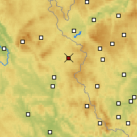 Nearby Forecast Locations - Tirschenreuth - Carte