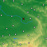 Nearby Forecast Locations - Gütersloh - Carte