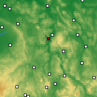 Nearby Forecast Locations - Höxter - Carte