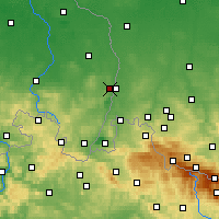 Nearby Forecast Locations - Görlitz - Carte