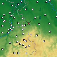 Nearby Forecast Locations - Würselen - Carte