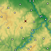Nearby Forecast Locations - Nürburg - Carte
