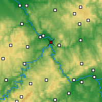 Nearby Forecast Locations - Coblence - Carte