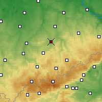 Nearby Forecast Locations - Chemnitz - Carte
