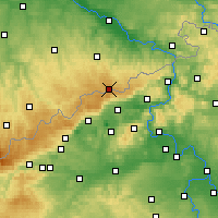 Nearby Forecast Locations - Altenberg - Carte