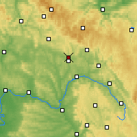 Nearby Forecast Locations - Lautertal - Carte