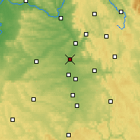 Nearby Forecast Locations - Erlangen - Carte