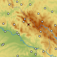 Nearby Forecast Locations - Zwiesel - Carte