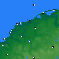 Nearby Forecast Locations - Ustka - Carte