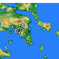 Nearby Forecast Locations - Ártemi - Carte
