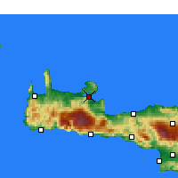 Nearby Forecast Locations - Souda - Carte