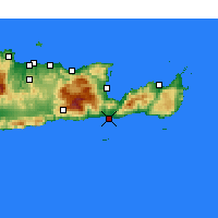 Nearby Forecast Locations - Ierápetra - Carte