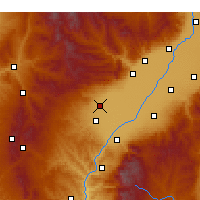 Nearby Forecast Locations - Fenyang - Carte