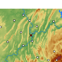 Nearby Forecast Locations - Chongqing - Carte