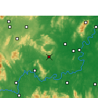 Nearby Forecast Locations - Qidong - Carte