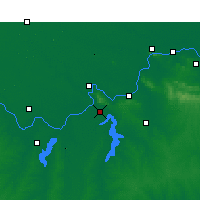 Nearby Forecast Locations - Shou Xian - Carte