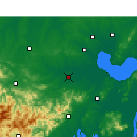 Nearby Forecast Locations - Xian de Shucheng - Carte