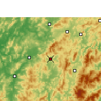 Nearby Forecast Locations - Changting - Carte