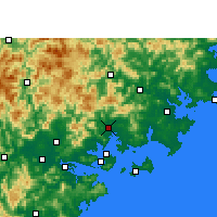 Nearby Forecast Locations - Tong'an - Carte
