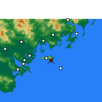 Nearby Forecast Locations - Yunao - Carte