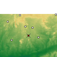Nearby Forecast Locations - Akure - Carte