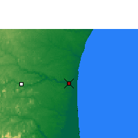 Nearby Forecast Locations - São Mateus - Carte