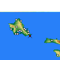 Nearby Forecast Locations - Honolulu - Carte