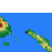 Nearby Forecast Locations - Île Taro - Carte