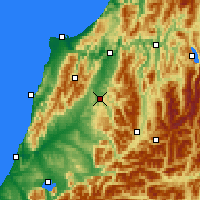 Nearby Forecast Locations - Reefton - Carte