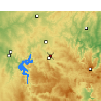 Nearby Forecast Locations - Mudgee Aéroport - Carte