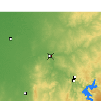 Nearby Forecast Locations - Dubbo - Carte