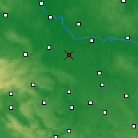 Nearby Forecast Locations - Köthen - Carte