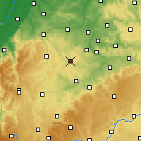 Nearby Forecast Locations - Böblingen - Carte