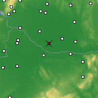 Nearby Forecast Locations - Veľký Meder - Carte