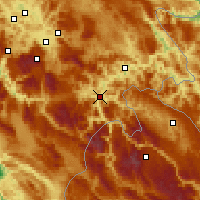 Nearby Forecast Locations - Foča - Carte