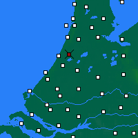 Nearby Forecast Locations - Lisse - Carte