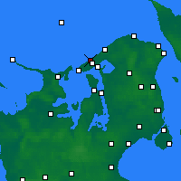 Nearby Forecast Locations - Liseleje - Carte