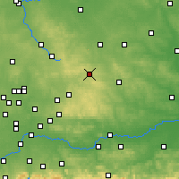Nearby Forecast Locations - Wolbrom - Carte