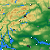 Nearby Forecast Locations - Loch Tay - Carte