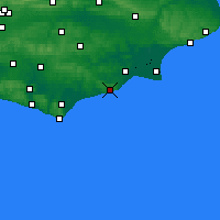 Nearby Forecast Locations - Hastings - Carte